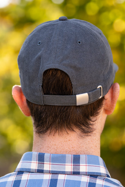 Casquette milleraies grise