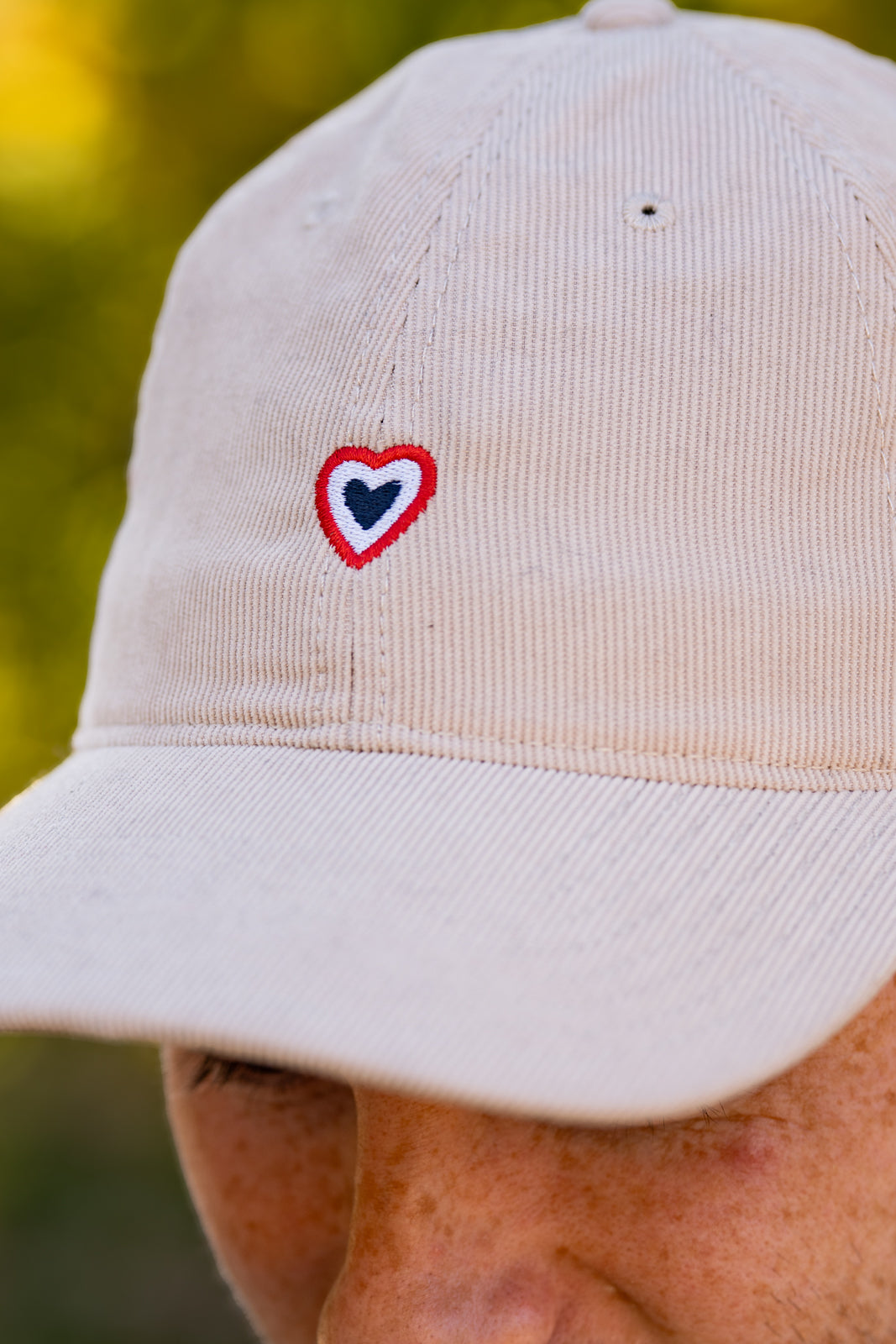 Casquette milleraies sable