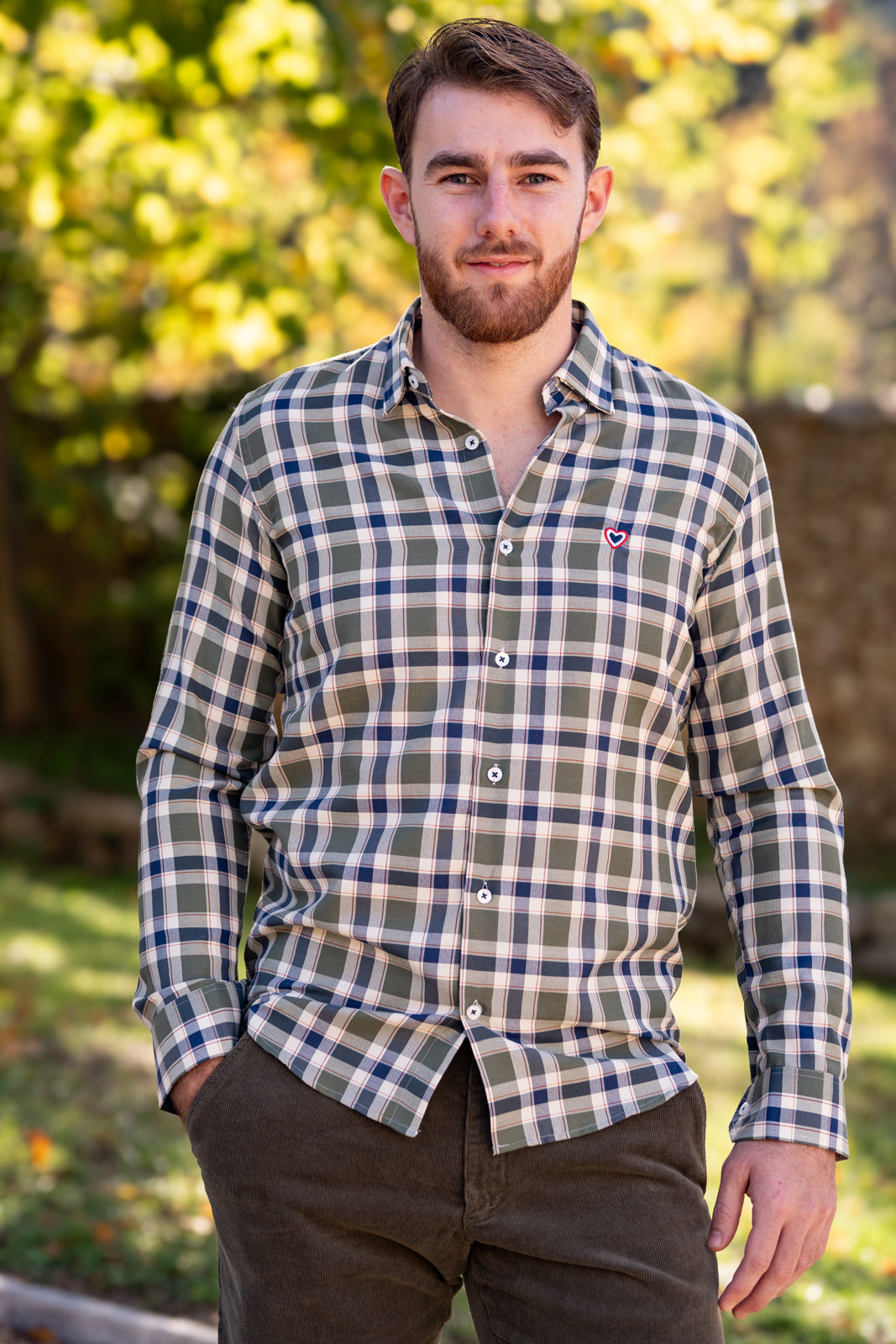 Chemise verte MARCEAUX