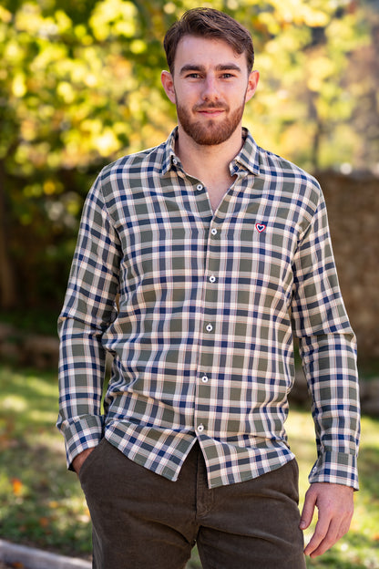 Chemise verte MARCEAUX