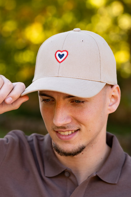 Casquette canvas sable
