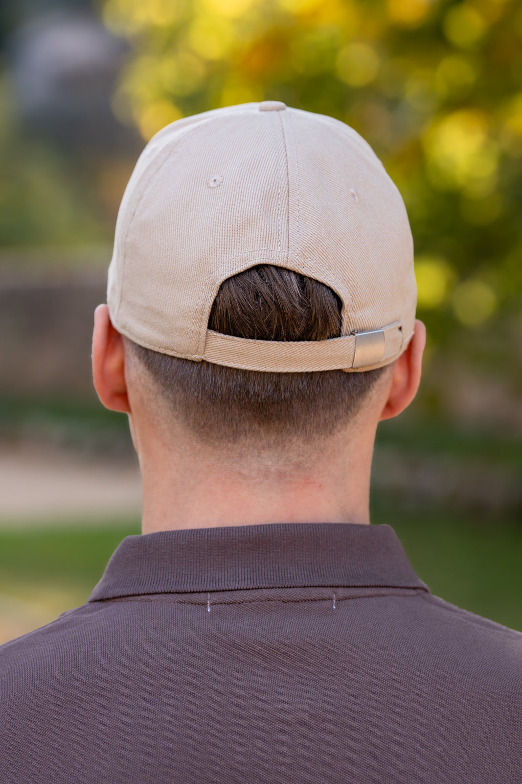 Casquette canvas sable