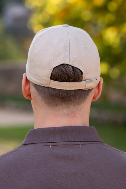 Casquette canvas sable