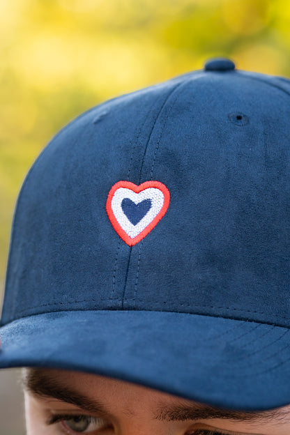 Casquette peau de pêche marine