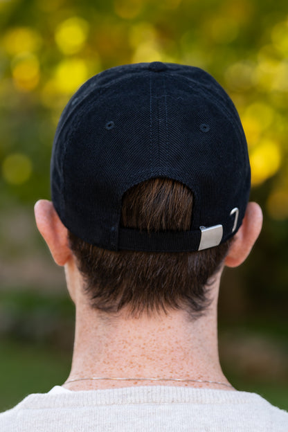 Casquette milleraies noire