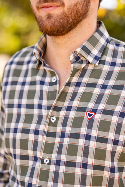 Chemise verte MARCEAUX