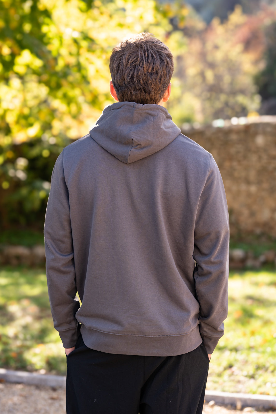 Sweat à capuche anthracite