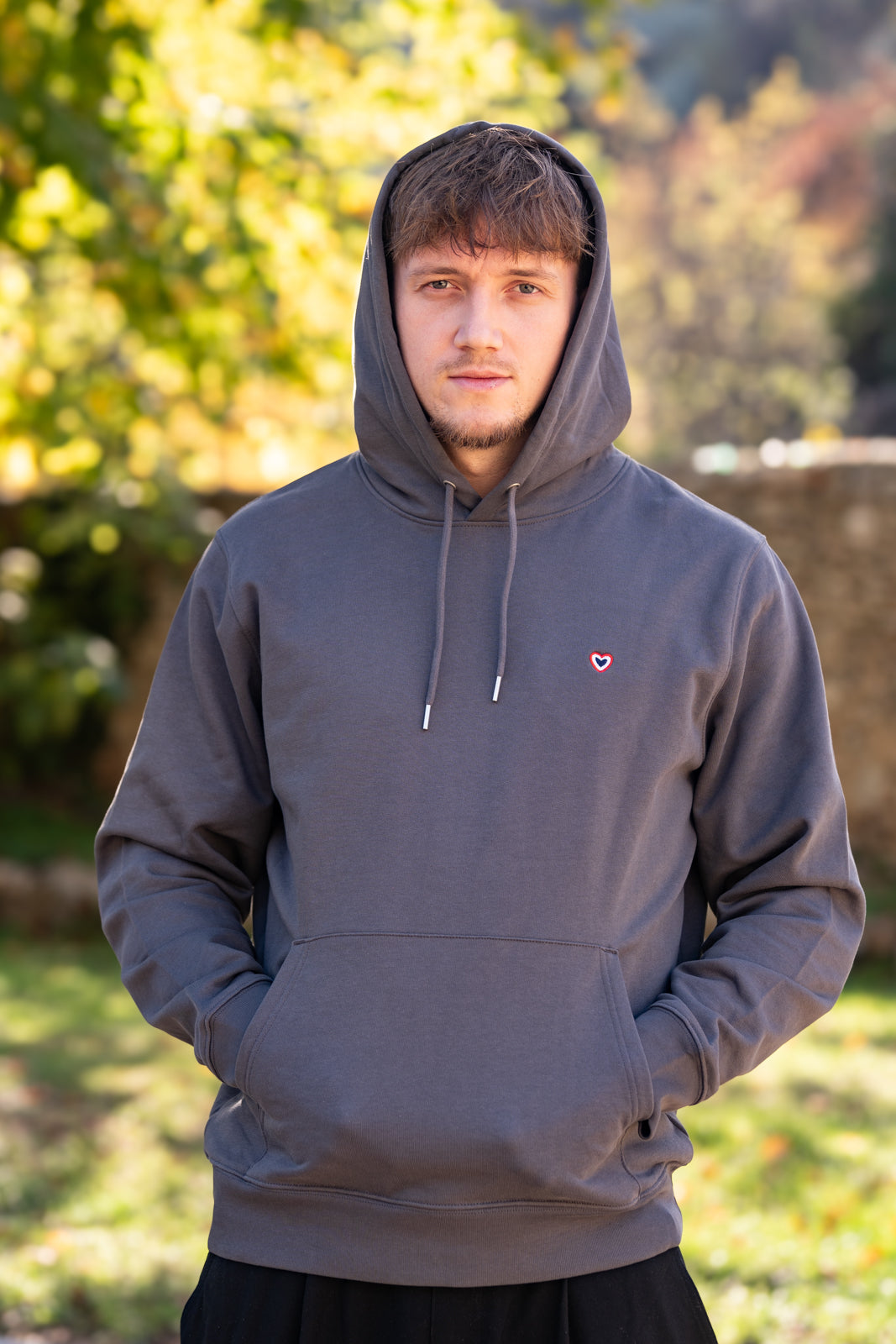 Sweat à capuche anthracite