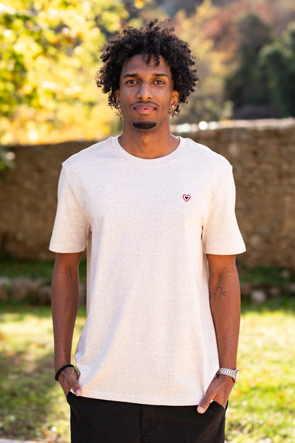 T-shirt crème chiné VINCENT