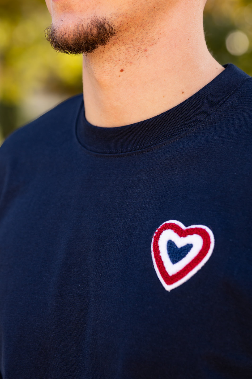 T-shirt manches longues bouclette marine