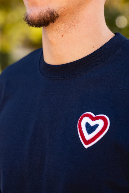 T-shirt manches longues bouclette marine