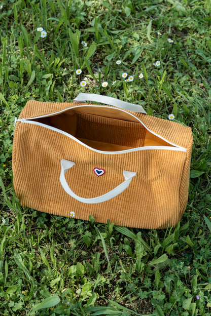 Sac polochon moutarde