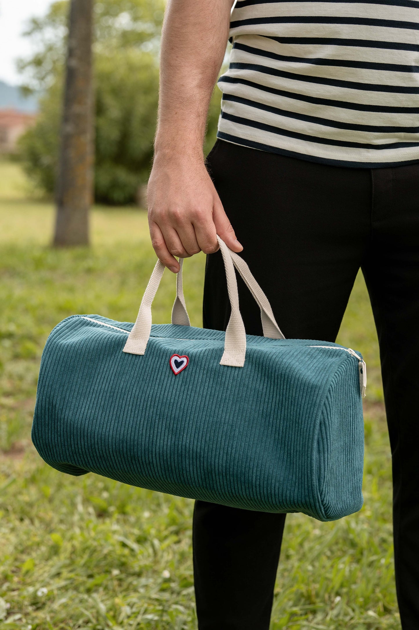 Sac polochon céladon