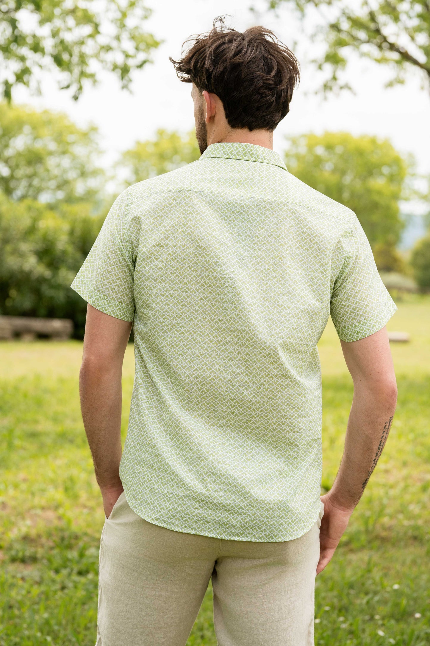 Chemise verte ARTHUR