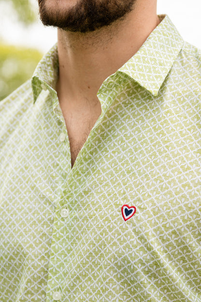 Chemise verte ARTHUR