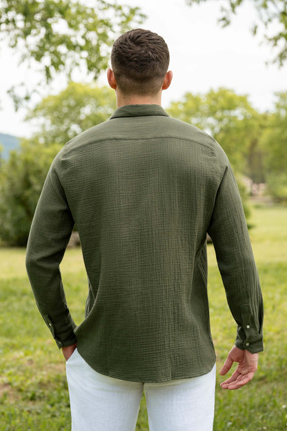 Chemise kaki LOUISON