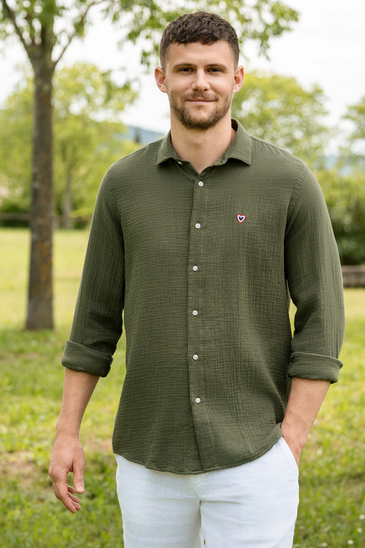 Chemise kaki LOUISON