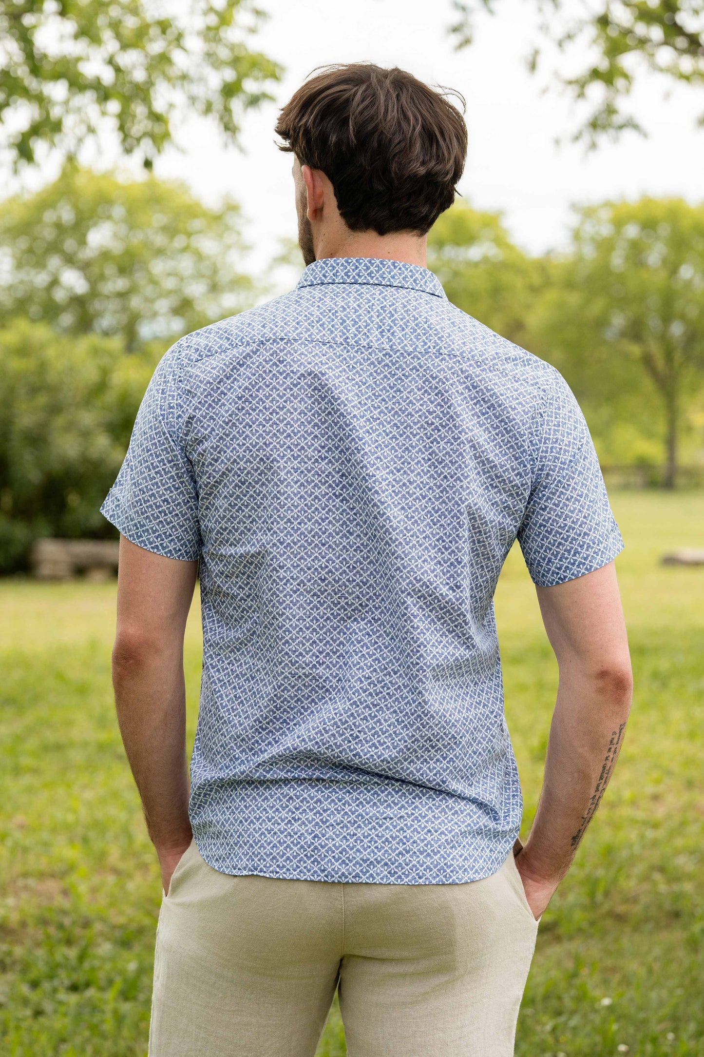 Chemise bleue ARTHUR