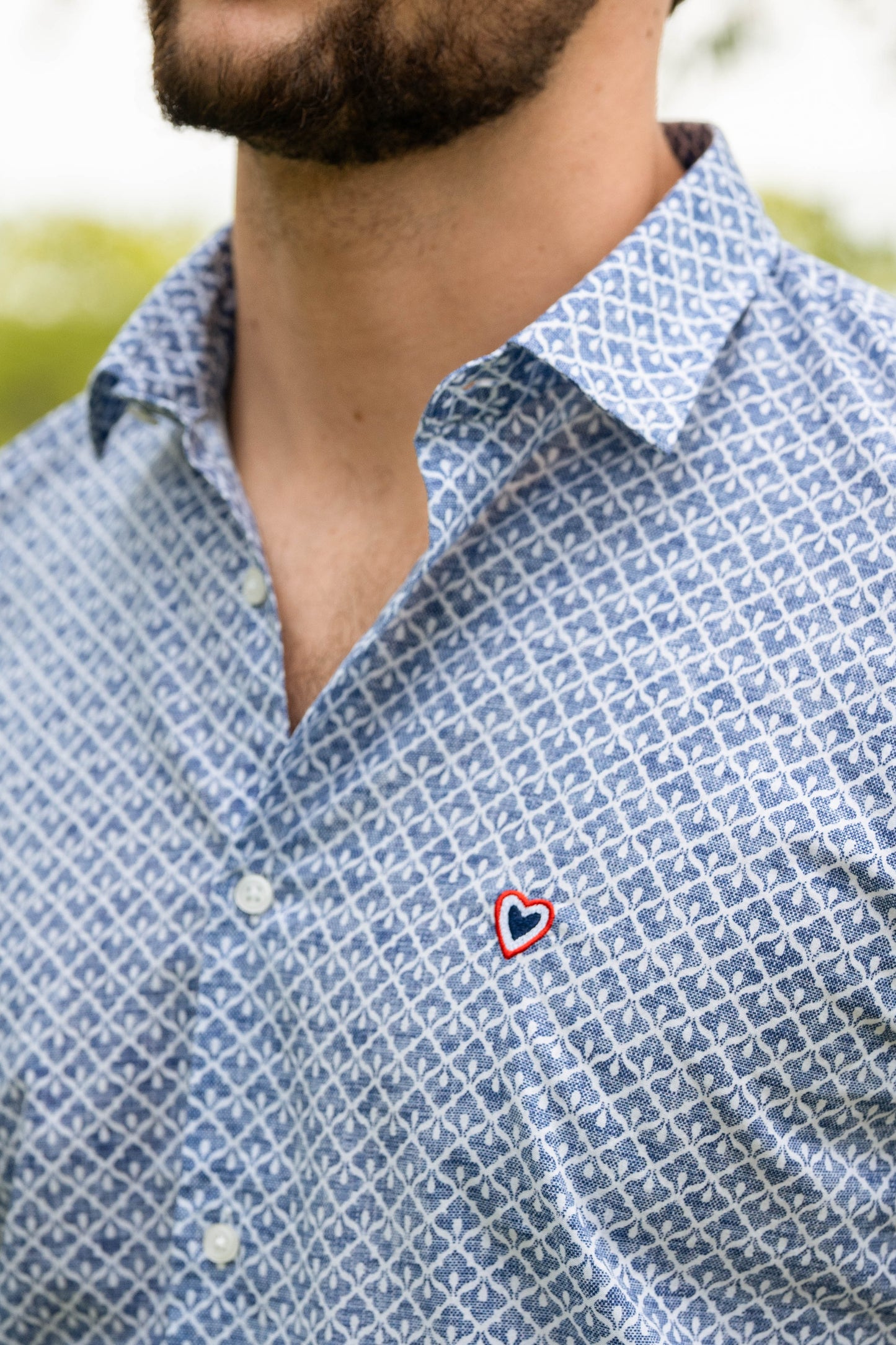 Chemise bleue ARTHUR