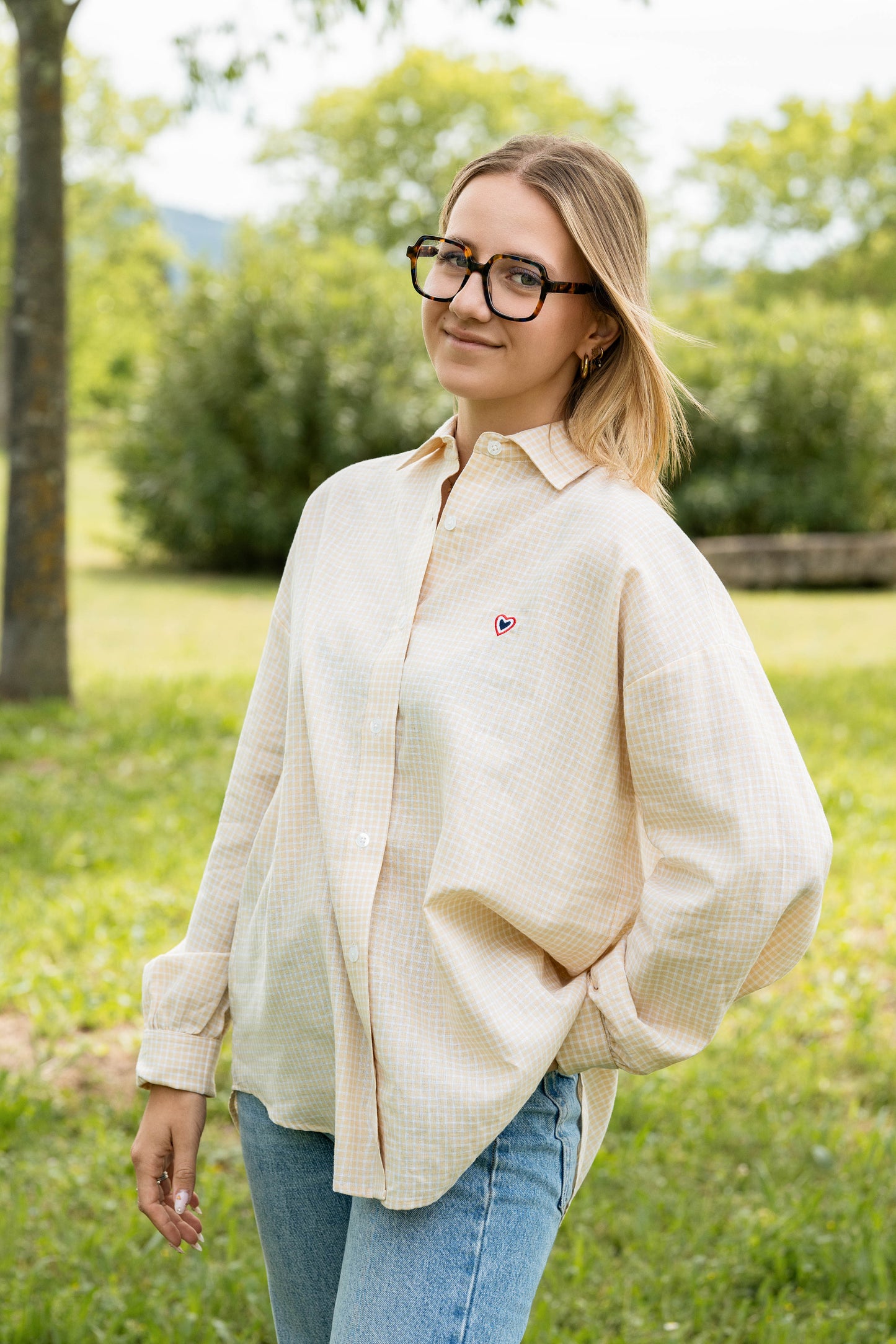 Chemise jaune BRIGITTE