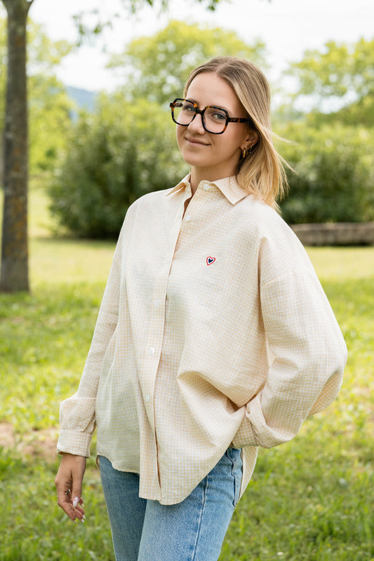Chemise jaune BRIGITTE