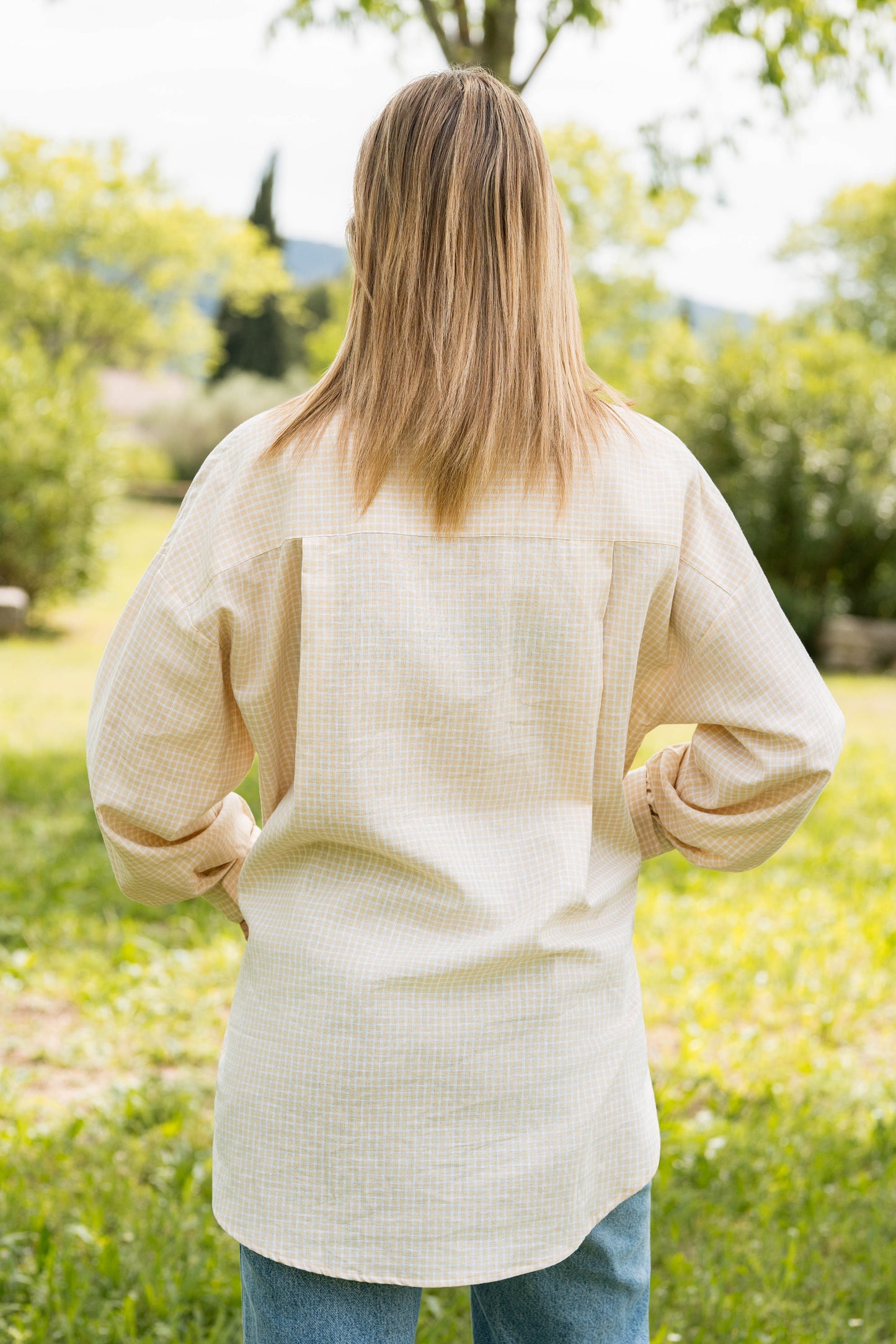 Chemise jaune BRIGITTE