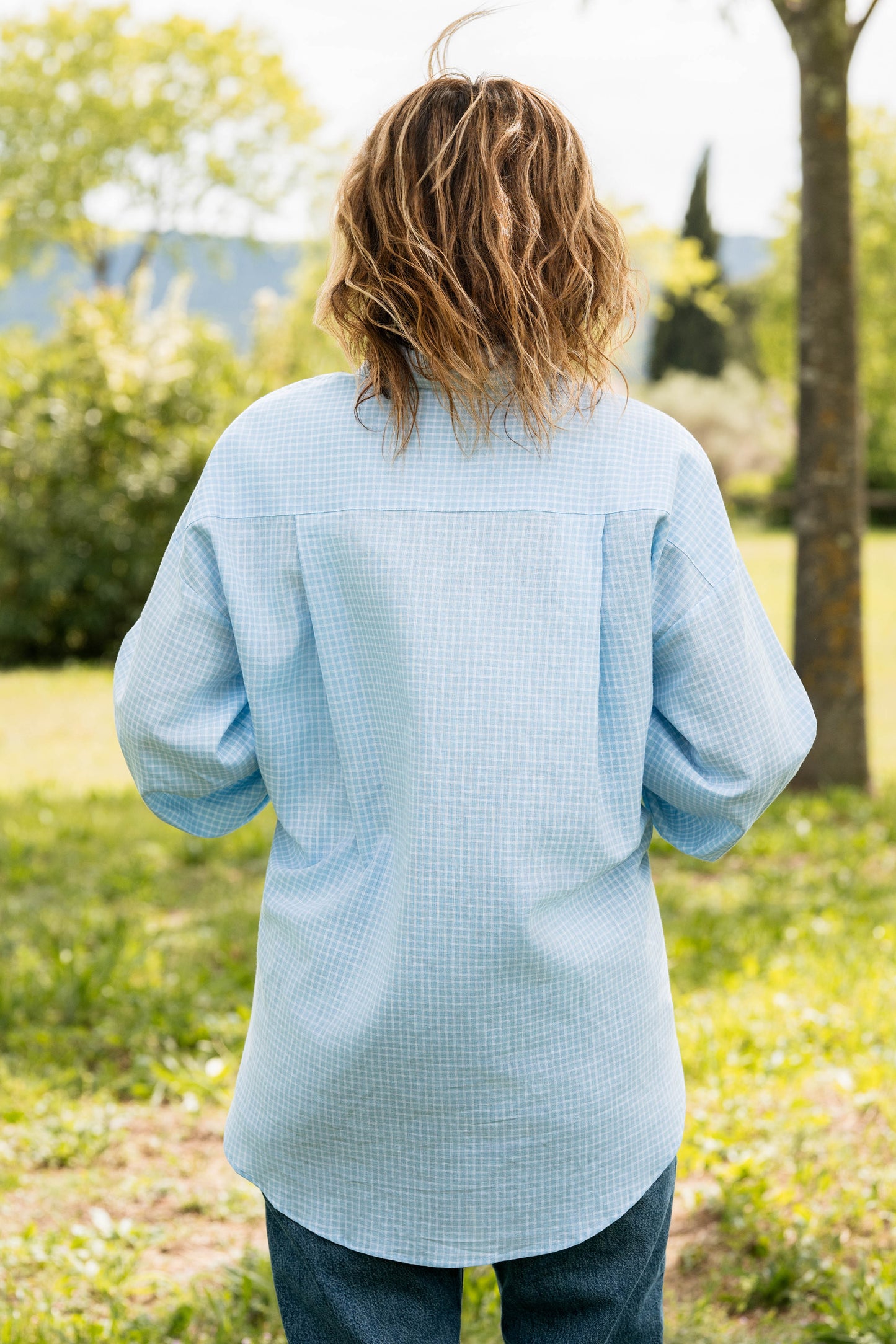 Chemise bleue BRIGITTE