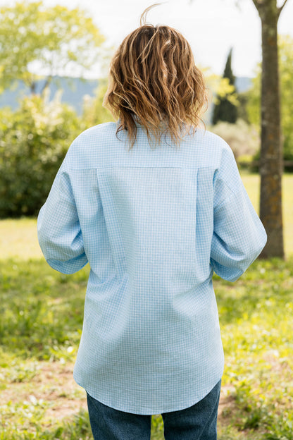 Chemise bleue BRIGITTE