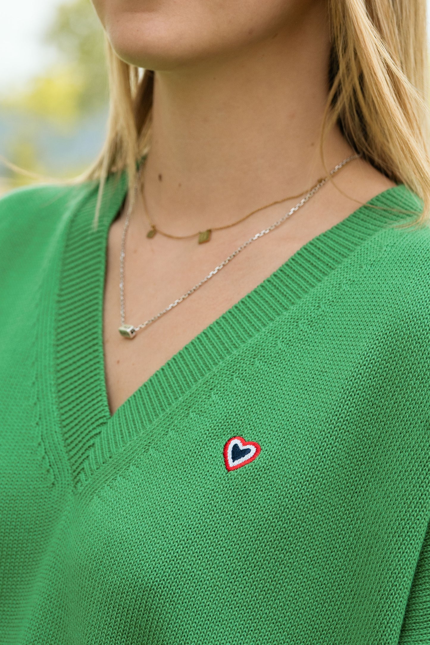 Pull col V vert