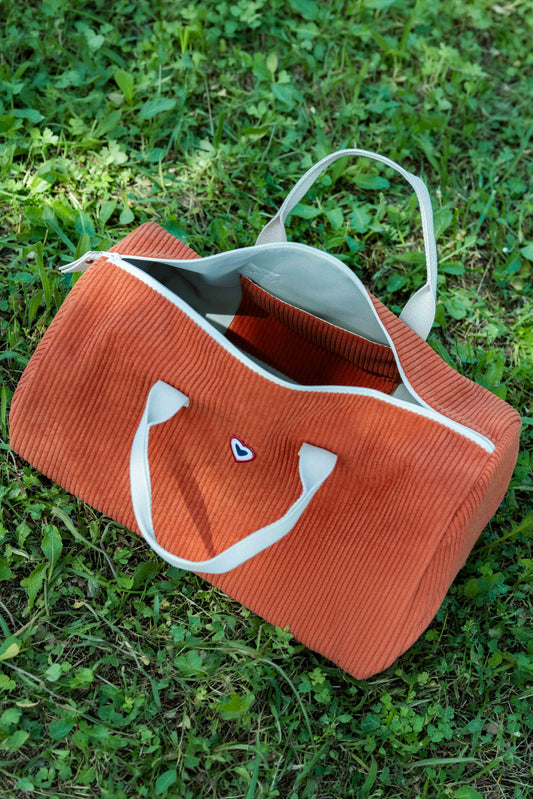 Sac polochon terracotta