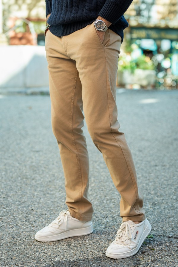 Pantalon Chino camel 